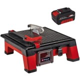 Einhell TE-TC 18/115 Li PXC - Masina de taiat ceramica 115 mm taiere 45 grade + Acumulator Li-Ion 18 V 4 Ah