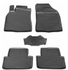 Covorase Auto Cauciuc Tip Tavita Premium Seintex Renault Fluence 2009-2019, Negre, Fara Miros, Bordura 3cm