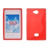 Husa Silicon S-Line Rosie pentru Nokia Asha 503 - Protectie Flexibila si Design Modern