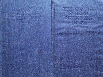 The Concise English Dictionary Vol.1-2 - H.w. Fowler F.g. Fowler , C366 foto