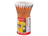 Creion cu guma Maped Black'Peps HB borcan x 72 FSC