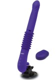 Vibrator Magnum Opus Supreme Thruster 2 Mov, Silicon, Reincarcabil, Telecomanda, 36cm, Impingere, Multiplu Vibratii, Lux