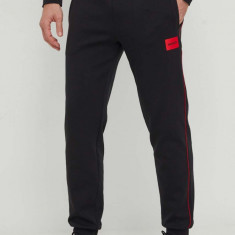 HUGO pantaloni de trening culoarea negru, uni 50510579