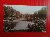 Bucuresti - vedere din Parcul Carol - carte postala interbelica circulata 1928, Fotografie