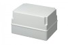 Doza Aplicata Patrata Elettrocanali 300x220x180mm ABS IP56, Distributie, Jonctiune, Rezistenta UV, Gri RAL7035