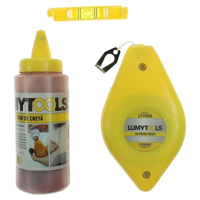 Set Lumytools LT17505 cu fir trasare, 30 m + creta foto