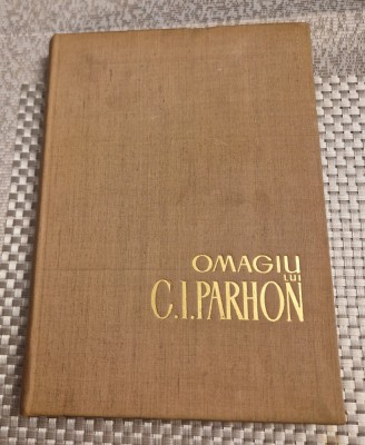 Omagiul lui C. I. Parhon foto