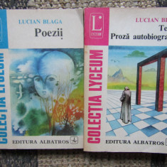 Lucian Blaga - Poezii / Teatru. Proza autobiografica (2 volume)
