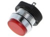 Lampă LED plată roșie 24-28VDC &Oslash;16mm IP67