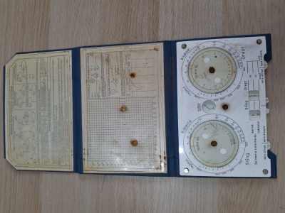 rigla de calcul - aparat pentru reglajul tirului de artilerie 3 foto