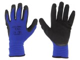 Mănuşi de protecţie roşu-bleumarin mărimea 10