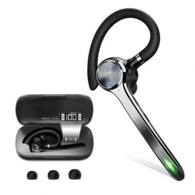 Handsfree Bluetooth Techsuit NeXound G7, MultiPoint, A2DP, Negru foto