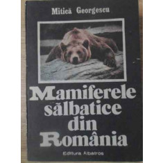 MAMIFERELE SALBATICE DIN ROMANIA-MITICA GEORGESCU