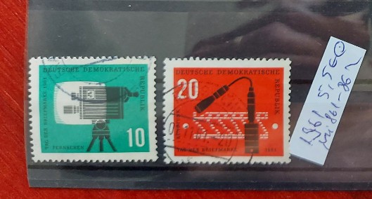 TS21 - Timbre serie DDR 1961 Mi861-862