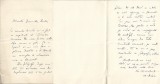 A3907N Simion Mehedinți, scrisoare olografă, 1903