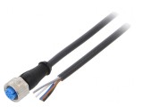 Cablu de conectare M12 5 pini 2m 125VAC 4A IP67