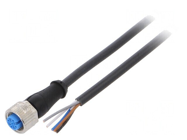 Cablu de conectare M12 5 pini 2m 125VAC 4A IP67