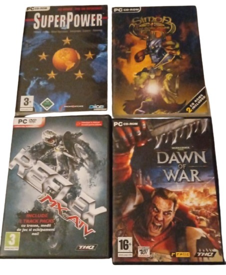 Joc PC MX vs ATV Reflex + Super Power + Warhammer Dawn of war + Simon 3D