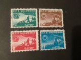 Seria Albania 1958 - Armata Populară, Militari, Tancuri, Război, 4v, Neștampilată -A333