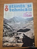 revista stiinta si tehnica august 1986 - renault r 32