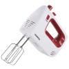 Mixer de mana Daewoo, 300 W, 5 trepte, Rosu/Alb