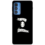 Husa compatibila cu Motorola Moto G71 5G model No face no problem, Silicon, TPU, Viceversa, Transparent, Carcasa