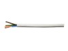 Cablu Electric Flexibil MYYM 3x1.5 mm&sup2;, Cupru, Izolație PVC, H05VV-F, Rola 100m, Alb, Uz Casnic, Umed