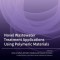 Novel Wastewater Treatment Applications Using Polymeric Materials