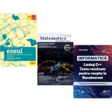 Pachet Bacalaureat 2026. Eseul. Pregatire individuala pentru proba scrisa, Matematica pe intelesul tuturor M-mate-info, M-stiintele naturii si INFORMA