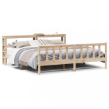 Cumpara ieftin Cadru de pat fara saltea, 180x200 cm, lemn masiv pin