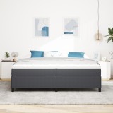 VidaXL Cadru de pat Gri &icirc;nchis 200x200 cm țesătură de corduroy