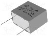 Condensator cu polipropilena, 0,47&micro;F, {{Tensiune de lucru max.}}, KEMET - F862DO474K310ZV054