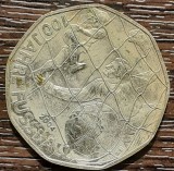 (A941) MONEDA DIN ARGINT AUSTRIA - 5 EURO 2004, 100 ANI FOTBAL, Europa