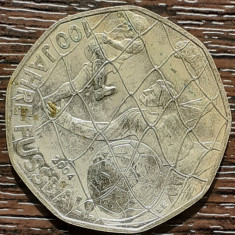 (A941) MONEDA DIN ARGINT AUSTRIA - 5 EURO 2004, 100 ANI FOTBAL