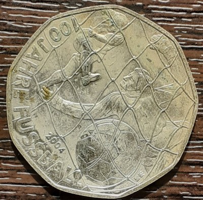 (A941) MONEDA DIN ARGINT AUSTRIA - 5 EURO 2004, 100 ANI FOTBAL foto