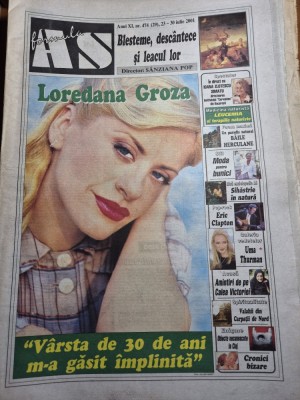 ziarul formula as 23 - 30 iulie 2001 - loredana groza , formatia rustic foto