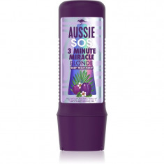 Aussie SOS 3 Minute Miracle balsam hidratant pentru par blond 225 ml