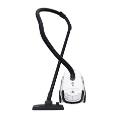 Aspirator cu sac Albatros, 900 W, sac textil, 2l , Eco type, Alb/Negru