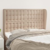 Gossi tablie pat cu aripioare cappuccino 147x23x118/128 cm piele eco