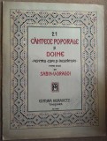 21 CANTECE POPORALE SI DOINE PT COPII SI INCEPATORI PIANO SOLO DE SABIN V.DRAGOI