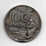 Monedă comemorativă, 100 GOLD - EARTH MOON EARTH 1969, America de Nord