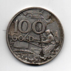 Monedă comemorativă, 100 GOLD - EARTH MOON EARTH 1969