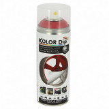 Spray vopsea cauciucata Kolor Dip Rosu Metalic 400ml, Sumex