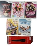 Joc Nintendo Wii USB MIC + X FActor + Grease + U-Sing + We Sing + Boogie Superstar