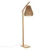 Cumpara ieftin Lampadar Sean E27 60W bambus bej 52x30x158cm