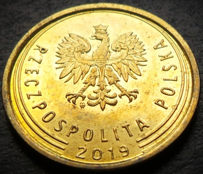 Moneda 2 GROSZY - POLONIA, anul 2019 * cod 4722 B = UNC
