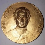 Cumpara ieftin CY Medalie Italia &quot;(Sfantul) Don BOSCO 1888 - 1988 / 100 ani de la moarte&quot; bronz, Europa
