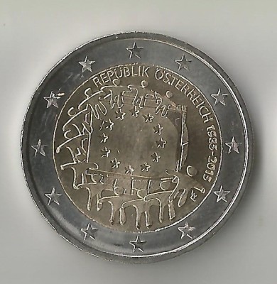 Austria, 2 euro comemorativ, 2015 foto