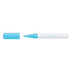 Marker cu vopsea Pilot Pintor Pastel EF culori pastelate 0.7mm Marker cu vopsea Pilot Pintor Pastel varf rotund 2.30 mm bleu