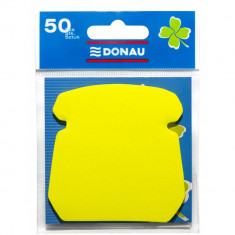 Notite Adezive DONAU in Forma de Telefon, 50 File/Set, 75 g/m², Culoare Galben, Post-it, Sticky Notes, Bloc de Hartie, Memo Adeziv, Articole Hartie, A